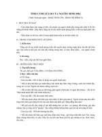 TÌNH CẢNH LẺ LOI CỦA NGƯỜI CHINH PHỤ - HUYNH GỬI