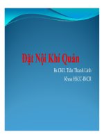 đặt nội khí quản