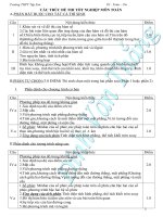 Cấu trúc đề thi TN môn Toán