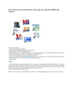 Kết nối SQL Server qua Internet- Ứng dụng vào nhập liệu VEMIS qua Internet
