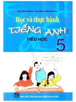 học và thực hành tiếng anh tiểu học 5