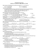 ĐỀ CƯƠNG HỌC KỲ 2 LÝ 10