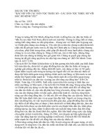 BÀI DỰ THI TÌM HIỂU “BÁC HỒ VỚI CÁC DÂN TỘC THIỂU SỐ - CÁC DÂN TỘC THIỂU SỐ VỚI BÁC HỒ KÍNH YÊU”