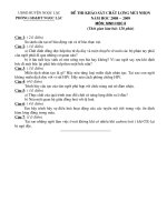 de thi hsg sinh hoc 8 cap huyen