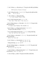 một số bất đẳng thức thú vị ôn thi đại học