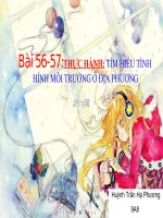 bài thực hành 56-57 sinh của hs lớp 9A8
