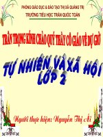 LOÀI VẬT SỐNG Ở ĐÂU - LỚP 2