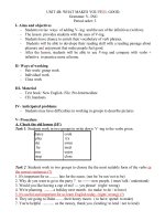 WHAT MAKES YOU FEEL GOOD