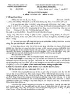 KẾ HOẠCH THÁNG 3 - 2013