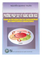 cours de méthodologie de l'enseignement des compétences linguistiques