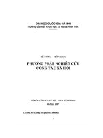 Phương pháp công tác xã hội