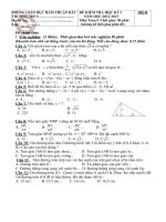 Đề thi học kì 1 toán 9 (2012-2013)