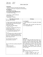 tiết 31: BT Phương trình cân bằng nhiệt