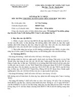 Ke hoach ca nhan BDTX nam 2013 - 2014 Toan THCS