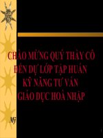 tập huấn GDHN trẻ khuyết tật