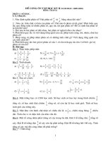 ĐỀ CƯƠNG ÔN TẬP HK 2 TOÁN 6