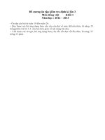 De kiem tra giua hoc ki 2 mon Tieng Viet Lop 1