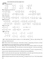 Đề cương ôn tập toán 6 hk2