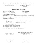 Lựa chọn và xây dựng mô hình công nghệ nhà máy sản xuất LNG từ nguồn khí miền Trung