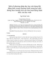 LVTS PP dạy toán BĐT