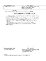 đề kiểm tra thể dục 7