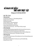 kế hoach chu điểm thực vật lớp 3 tuổi