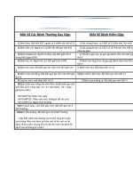 Các Bệnh Di Truyền Thường Gặp