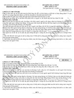 DE KIEM TRA 45 PHUT SINH HOC 11NC-HKII(CO DAP AN)