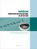 Tài liệu về phương pháp dạy học theo hợp đồng