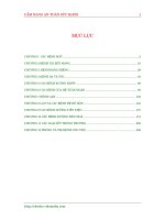 CẨM NANG AN TOÀN SỨC KHỎE