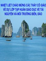 Tài liệu tập huấn biển đảo
