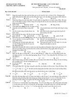 ĐỀB VÀ ĐAP AN THI THỬ ĐH 2013