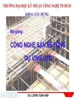 CÔNG NGHỆ SÀN BÊ TÔNG DỰ ỨNG LỰC