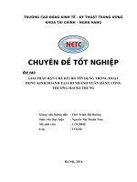 GIẢI PHÁP HẠN CHẾ RỦI RO TÍN DỤNG TRONG HOẠT ĐỘNG KINH DOANH TẠI CHI NHÁNH NGÂN HÀNG CÔNG THƯƠNG HAI BÀ TRƯNG