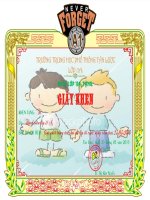 Bộ giấy khen xì-teen của lớp 11A1 (2012-2013) Trường THPT Tân Lược