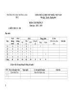 BÁO CÁO THÁNG 3 TỔ 2