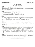 De thi thu dai hoc so 3 co dap an chon loc mon toan