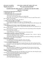 sơ kết chuyên môn tháng 3