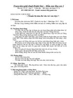 Kế hoạch mầm non Hoa sen