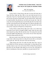 bài viết của Giám đốc sở GD&ĐT Hà Tĩnh