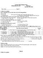 tiết 55 kiểm tra sinh 1 tiet