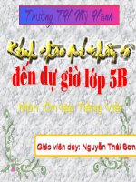 ôn tập Tiêng Việt 5- tiết 4- HKII