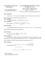 de thi va dap an HSG bang B khanh hoa 2013