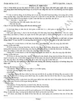 ĐỀ CƯƠNG ÔN TẬP KIỂM TRA 1 TIẾT HOC KI II-11NC