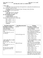 Tự chọn 8. Tiết 59 - 60