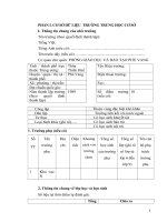 Bản tự đánh giá kiểm định chất lượng (mẫu tham khảo)