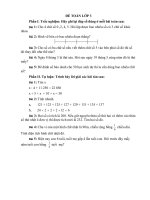 Đề thi HSG lớp 3 NH: 2012-2013