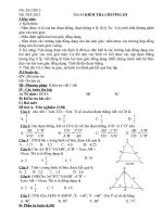 Đề kiểm tra chương 3 hình 8 có dáp án
