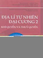 giáo trình địa lý tự nhiên đại cương 2 về khí quyển và thủy quyển
