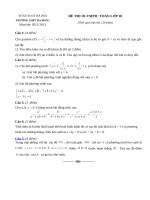 Đề thi + Đáp án Olympic Toán 10 năm 2012-2013